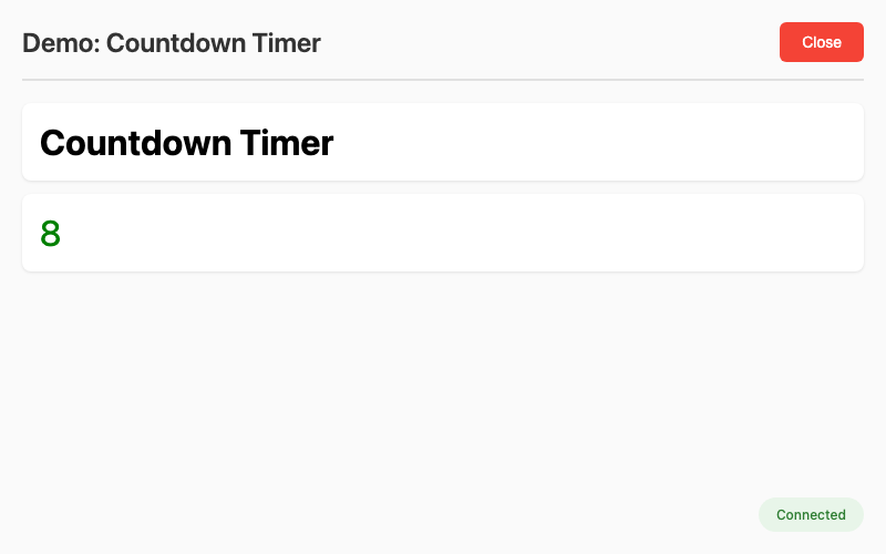 Countdown Timer Demo